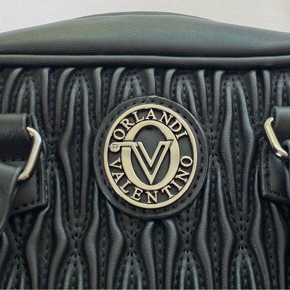 Valentino Orlandi Gunmetal Top Handle East West Hand Bag - Picture 11 of 16